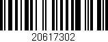 Código de barras (EAN, GTIN, SKU, ISBN): '20617302'