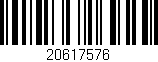 Código de barras (EAN, GTIN, SKU, ISBN): '20617576'