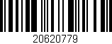 Código de barras (EAN, GTIN, SKU, ISBN): '20620779'