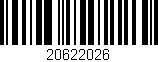 Código de barras (EAN, GTIN, SKU, ISBN): '20622026'