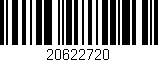 Código de barras (EAN, GTIN, SKU, ISBN): '20622720'