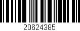 Código de barras (EAN, GTIN, SKU, ISBN): '20624385'