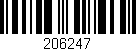 Código de barras (EAN, GTIN, SKU, ISBN): '206247'