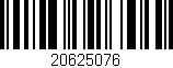 Código de barras (EAN, GTIN, SKU, ISBN): '20625076'