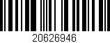 Código de barras (EAN, GTIN, SKU, ISBN): '20626946'
