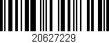 Código de barras (EAN, GTIN, SKU, ISBN): '20627229'