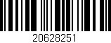 Código de barras (EAN, GTIN, SKU, ISBN): '20628251'