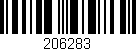 Código de barras (EAN, GTIN, SKU, ISBN): '206283'