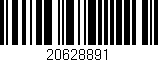 Código de barras (EAN, GTIN, SKU, ISBN): '20628891'