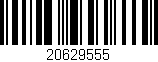 Código de barras (EAN, GTIN, SKU, ISBN): '20629555'