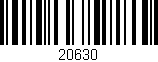 Código de barras (EAN, GTIN, SKU, ISBN): '20630'
