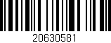 Código de barras (EAN, GTIN, SKU, ISBN): '20630581'