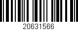 Código de barras (EAN, GTIN, SKU, ISBN): '20631566'