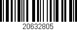 Código de barras (EAN, GTIN, SKU, ISBN): '20632805'