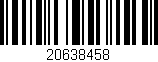 Código de barras (EAN, GTIN, SKU, ISBN): '20638458'