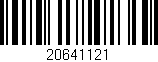 Código de barras (EAN, GTIN, SKU, ISBN): '20641121'