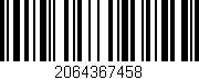 Código de barras (EAN, GTIN, SKU, ISBN): '2064367458'