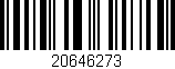 Código de barras (EAN, GTIN, SKU, ISBN): '20646273'