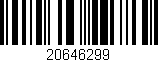 Código de barras (EAN, GTIN, SKU, ISBN): '20646299'