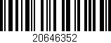 Código de barras (EAN, GTIN, SKU, ISBN): '20646352'