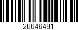 Código de barras (EAN, GTIN, SKU, ISBN): '20646491'