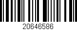 Código de barras (EAN, GTIN, SKU, ISBN): '20646586'
