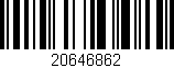 Código de barras (EAN, GTIN, SKU, ISBN): '20646862'