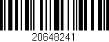Código de barras (EAN, GTIN, SKU, ISBN): '20648241'