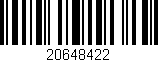 Código de barras (EAN, GTIN, SKU, ISBN): '20648422'
