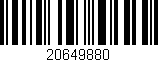 Código de barras (EAN, GTIN, SKU, ISBN): '20649880'