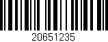 Código de barras (EAN, GTIN, SKU, ISBN): '20651235'