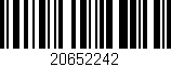 Código de barras (EAN, GTIN, SKU, ISBN): '20652242'