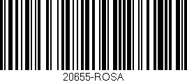Código de barras (EAN, GTIN, SKU, ISBN): '20655-ROSA'
