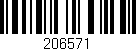 Código de barras (EAN, GTIN, SKU, ISBN): '206571'