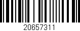 Código de barras (EAN, GTIN, SKU, ISBN): '20657311'