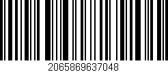 Código de barras (EAN, GTIN, SKU, ISBN): '2065869637048'