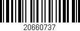 Código de barras (EAN, GTIN, SKU, ISBN): '20660737'