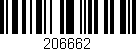 Código de barras (EAN, GTIN, SKU, ISBN): '206662'