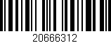 Código de barras (EAN, GTIN, SKU, ISBN): '20666312'