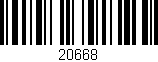 Código de barras (EAN, GTIN, SKU, ISBN): '20668'