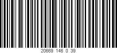 Código de barras (EAN, GTIN, SKU, ISBN): '20669_146_0_39'