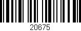 Código de barras (EAN, GTIN, SKU, ISBN): '20675'