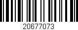 Código de barras (EAN, GTIN, SKU, ISBN): '20677073'