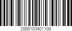 Código de barras (EAN, GTIN, SKU, ISBN): '2068103401108'