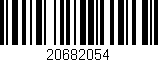 Código de barras (EAN, GTIN, SKU, ISBN): '20682054'