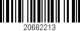 Código de barras (EAN, GTIN, SKU, ISBN): '20682213'