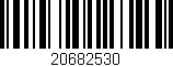 Código de barras (EAN, GTIN, SKU, ISBN): '20682530'