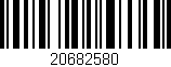 Código de barras (EAN, GTIN, SKU, ISBN): '20682580'