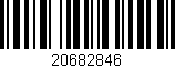 Código de barras (EAN, GTIN, SKU, ISBN): '20682846'