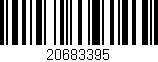 Código de barras (EAN, GTIN, SKU, ISBN): '20683395'